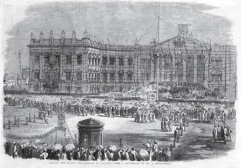Reading Queen's Proclamation at Calcutta, West Bengal, India, Asia
