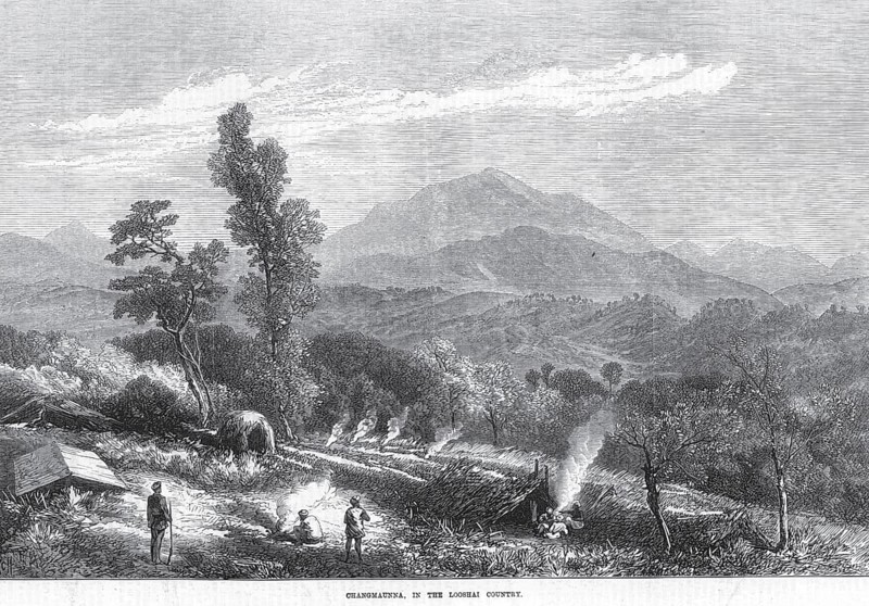 North west and Kashmir, changmaunna, in the looshai country, India, Asia