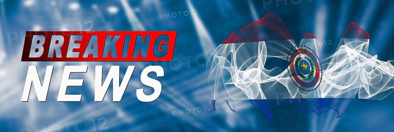Paraguay Breaking News, Smoke Flag Background