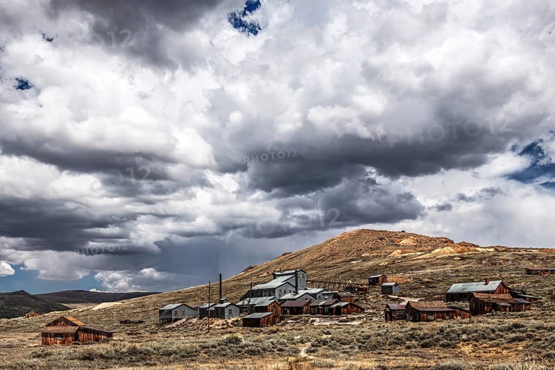 Gold rush ghost town, Bodie, California, USA, North America