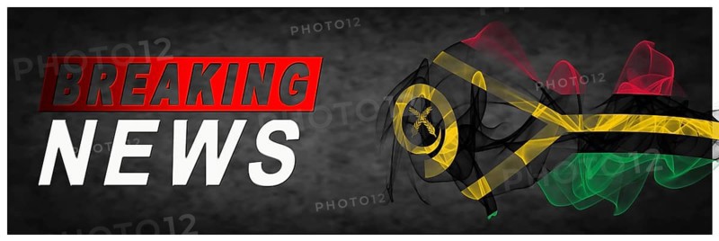 Vanuatu Breaking News, Smoke Flag Background