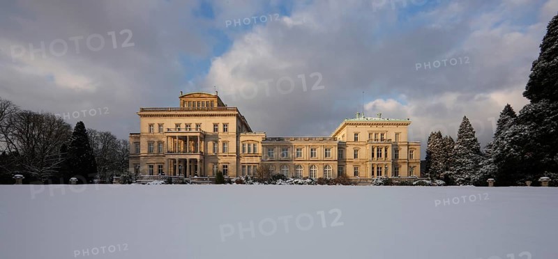 Essen, Villa Hügel in the snow