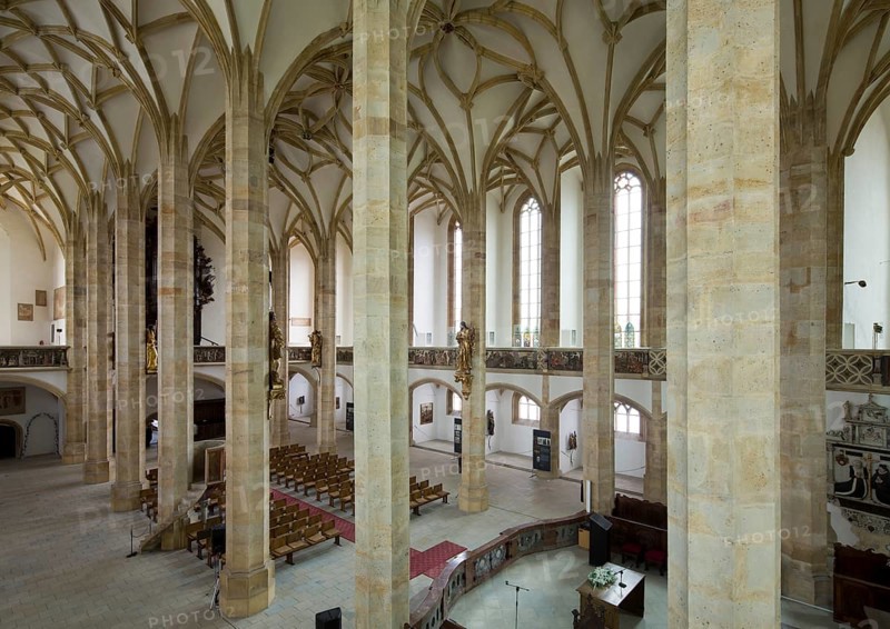 View from the south gallery to the north-west, St., Sankt, Saint