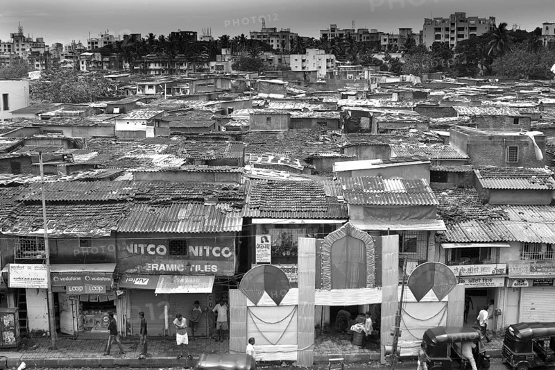 Slum, Goregaon, Bombay Mumbai, Maharashtra, India, Asia