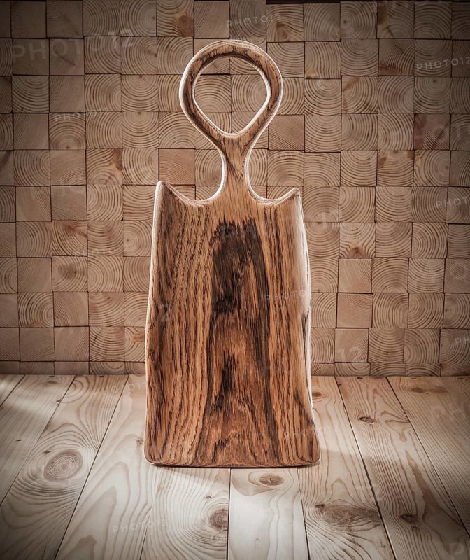 Burned Oak Tree Vintage Wooden Chopping Board