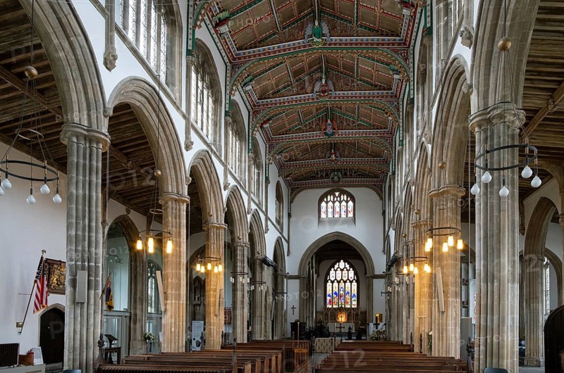 Wells, St Cuthbert, view to the east