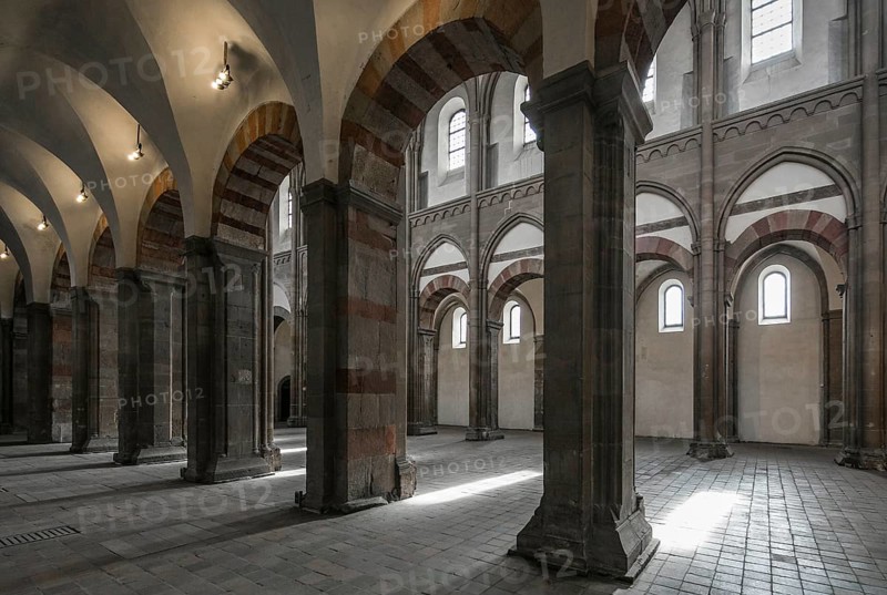 Magdeburg Kloster Unser Lieben Frauen 3703 Church interior View from the north aisle onto the south wall of the nave and into the south aisle, St., Sankt, Saint