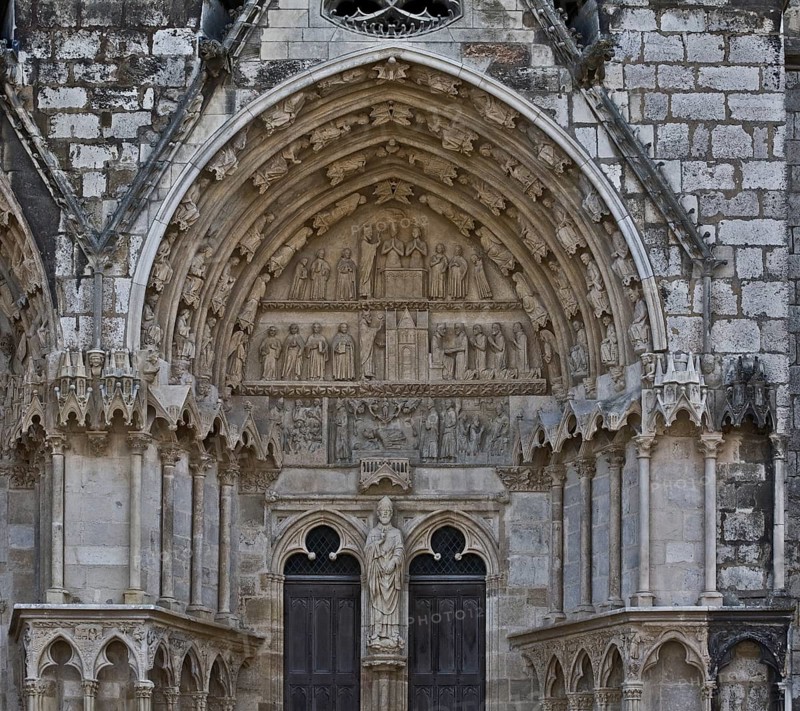Bourges, Cathedral. South west portal, St., Saint, Saint