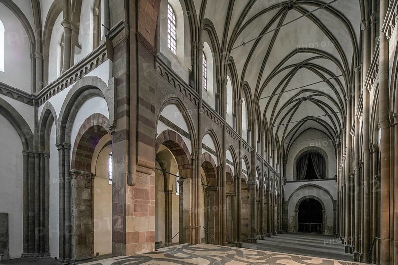 Magdeburg Kloster Unser Lieben Frauen 3748 Church interior nave facing west-southwest left southwest corner of south transept, St., Sankt, Saint