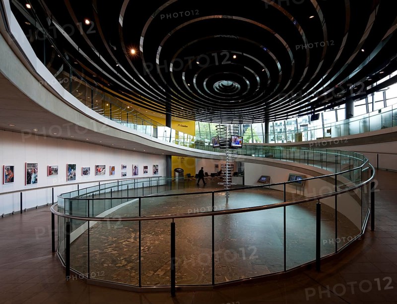 Completed in 2002 by Norman Foster and Partners, exhibition vestibule