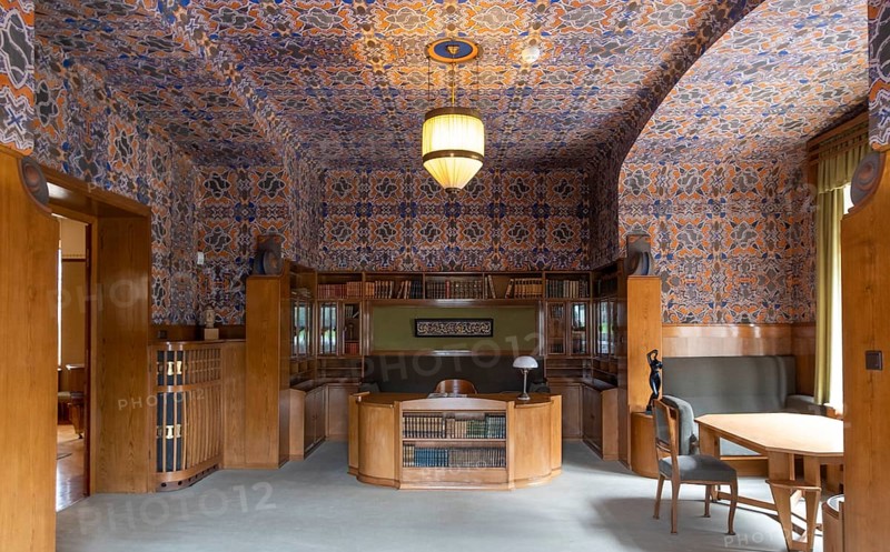 Hagen, Hohenhof (Villa Osthaus), built between 1906 and 1908 by Henry van de Velde for the art collector and patron Karl Ernst Osthaus, study
