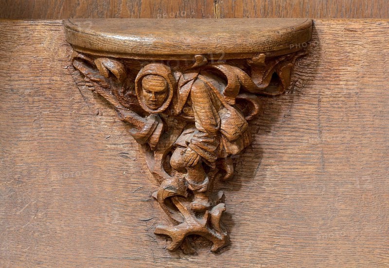 Constance, Minster, choir stalls, sculptor Heinrich Yselin and Simon Haider around 1470, Misericordia, detail