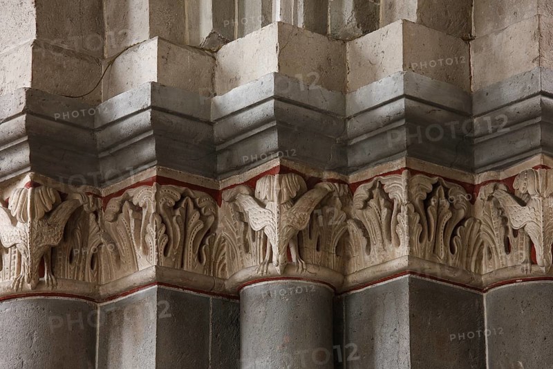 North-west crossing pillar with birds on the capitals, St., Sankt, Saint