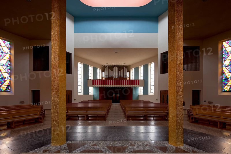 Wilhelm Ulrich 1929-1930, view of the organ, furnishings added later, St., Sankt, Saint