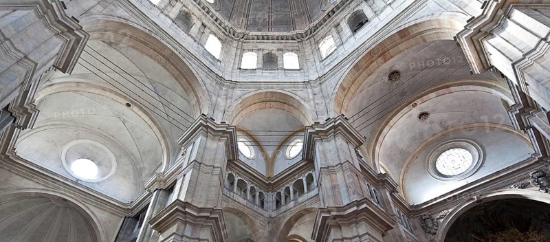 Italy Pavia 89726a Cathedral Start of construction 1488 Main construction period 16 - 18 c. Completed only in 1936 Dome tambour around 1750 Dome vaulting 1885 Central room View from south-west