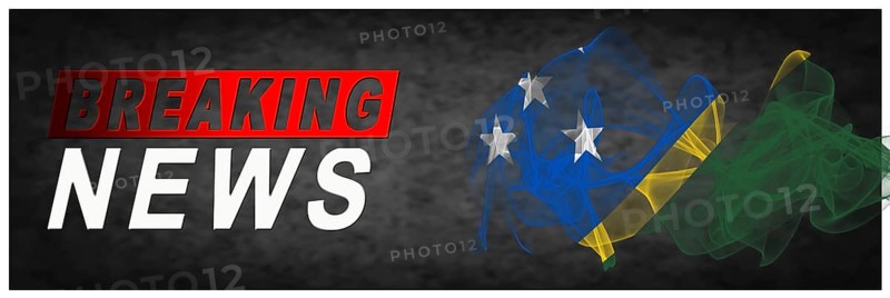 Solomon Islands Breaking News, Smoke Flag Background