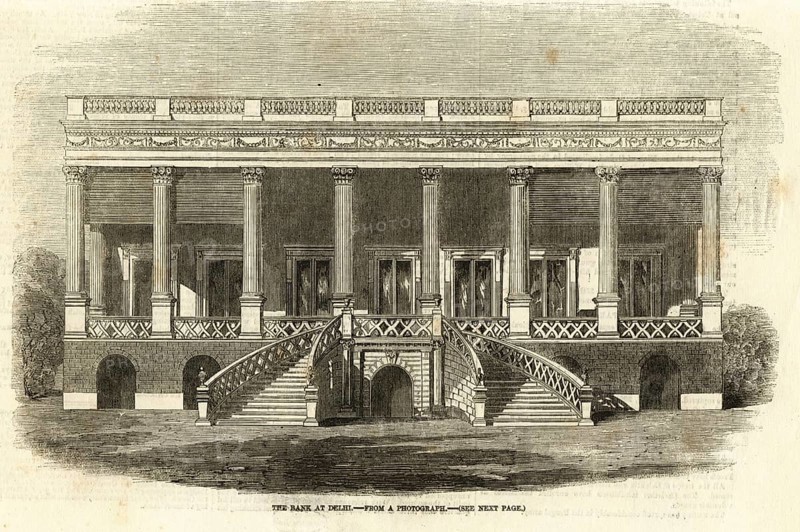 The bank at Delhi, India, Asia