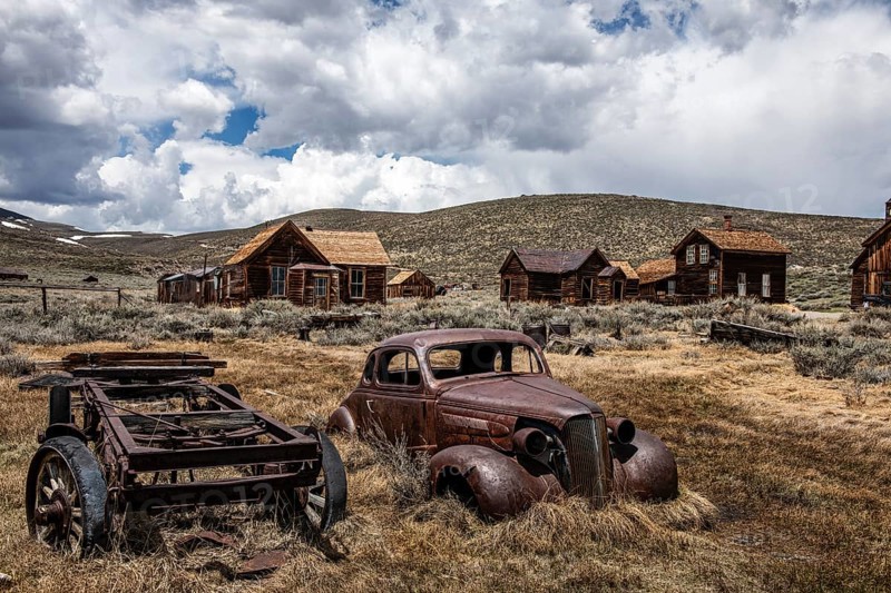 Gold rush ghost town, Bodie, California, USA, North America