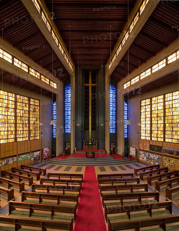 Berlin, Gustav-Adolf-Kirche, built 1932-1934 by Otto Bartning