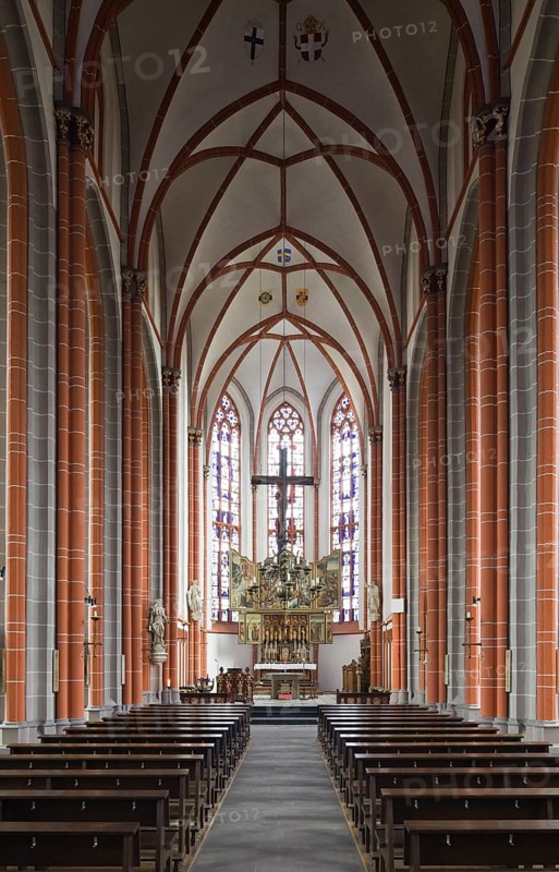 Nave, view to the east, St., Sankt, Saint