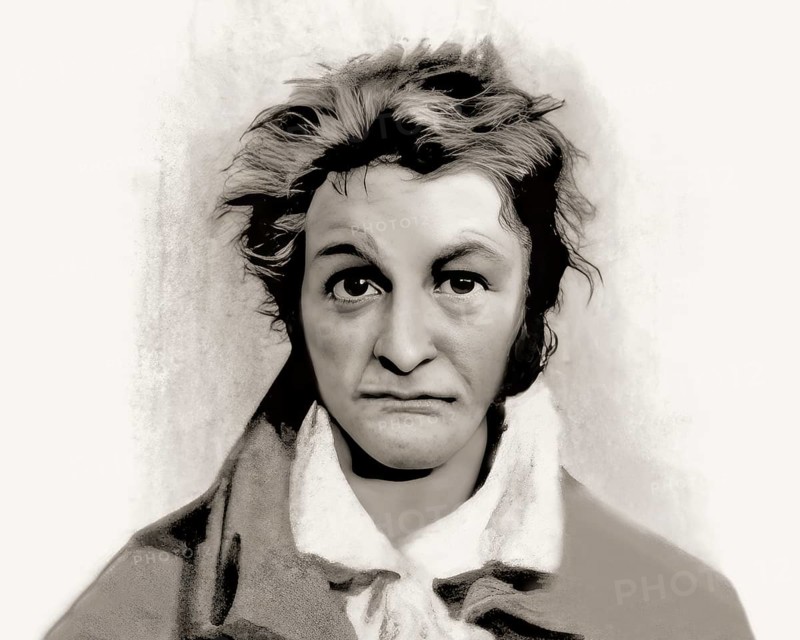 Ernst Theodor Amadeus Hoffmann, or E. T. A. Hoffmann, 1776 - 1822, German Romantic author of fantasy and horror, jurist, composer, music critic, and caricaturist, digitally edited
