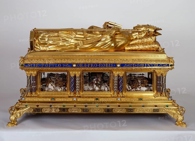 Reliquary in the crypt of St Wolfgang, 1877, St, Saint, Saint