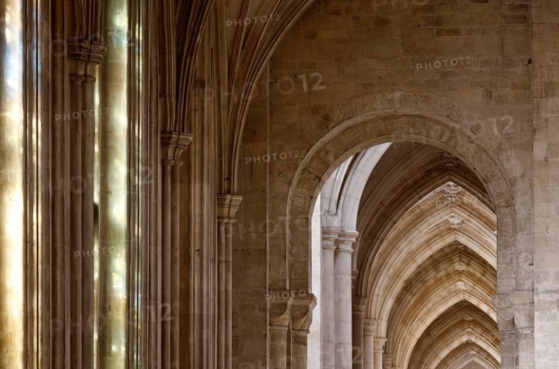 View from the retrochoir through the south aisle to the west, St., Sankt, Saint