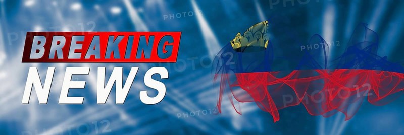 Liechtenstein Breaking News, Smoke Flag Background