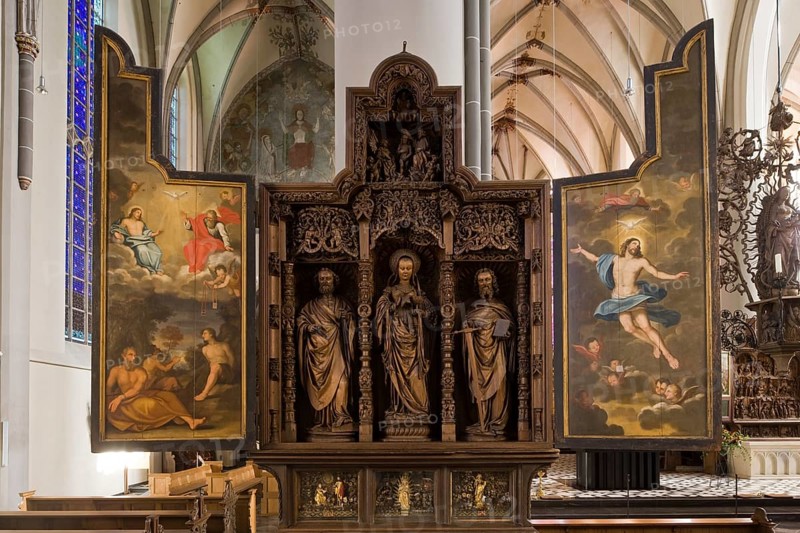 Trinity Altar, Arn van Tricht (1535), St., Sankt, Saint