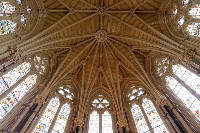 Chapel (Victorian, Victorian), vault in the choir, St., Sankt, Saint