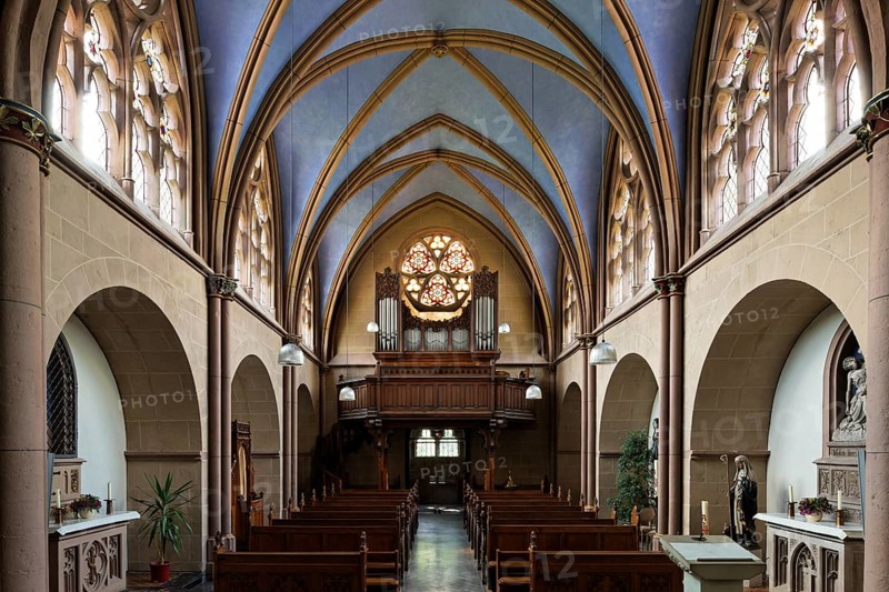 St. Mary's Visitation, view to the west, St., Saint, Saint