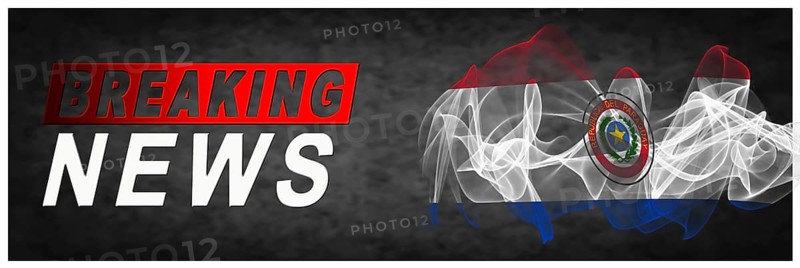 Paraguay Breaking News, Smoke Flag Background