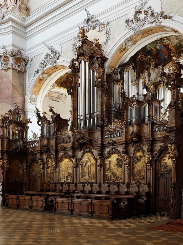 Trinity organ by Karl Joseph Riepp, 1766, St., Sankt, Saint