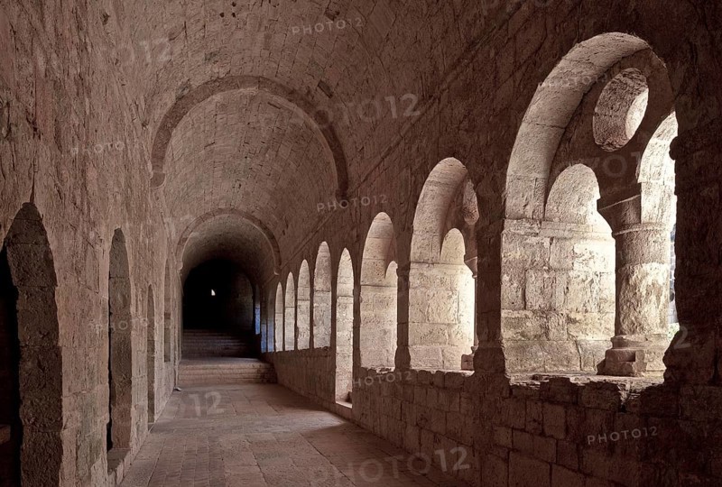 Cistercian monastery founded in 1146, cloister, east wing facing south
