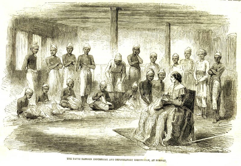 The David Sassoon industrial and reformatory institution, 10th September 1850, Bombay now Mumbai, Maharashtra, India, Asia