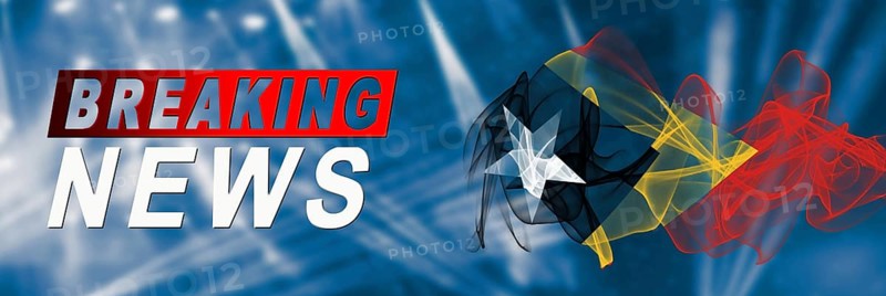 East Timor Breaking News, Smoke Flag Background