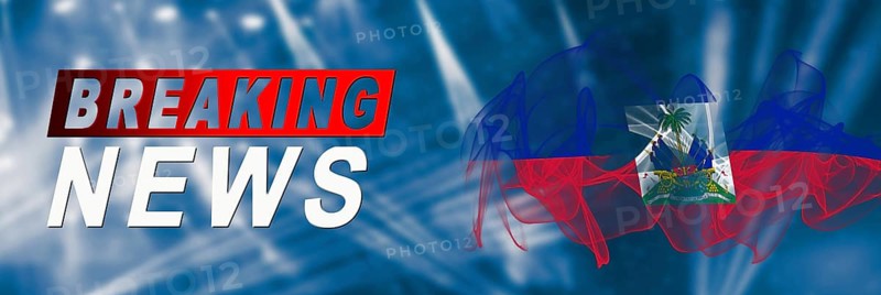 Haiti Breaking News, Smoke Flag Background