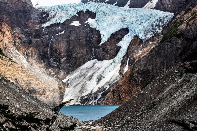 Laguna de las Piedras Blancas, El Chaltén, Los Glaciares National Park, Santa Cruz, Patagonia, Argentina, South America