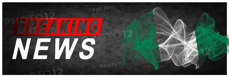 Nigeria Breaking News, Smoke Flag Background