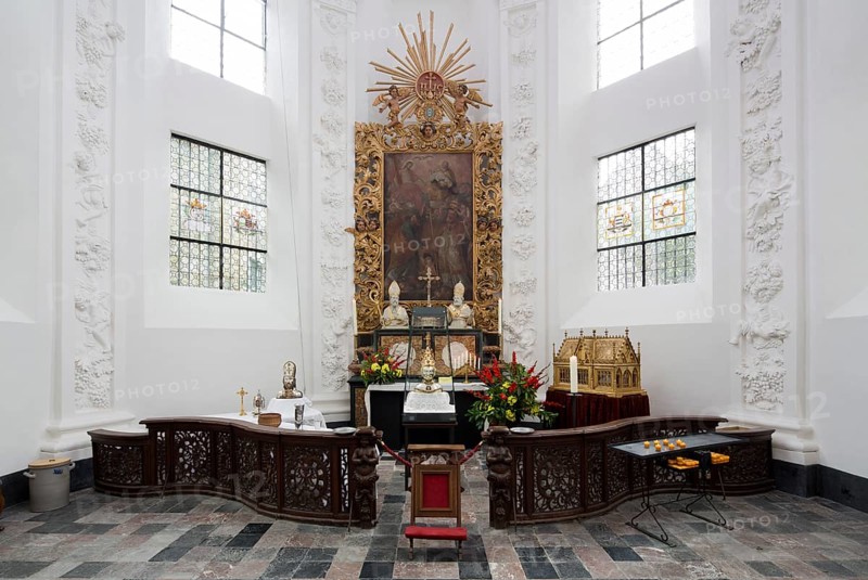 Cornelius Chapel, altar with relics, St., Saint, Saint