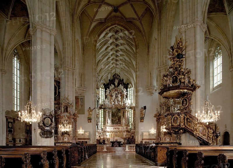 Cathedral, interior facing east, St., Saint, Saint