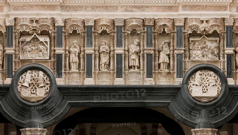 Lettner, donated by the Hackeney family, west side, St., Sankt, Saint