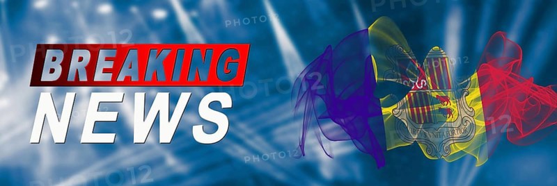 Andorra Breaking News, Smoke Flag Background