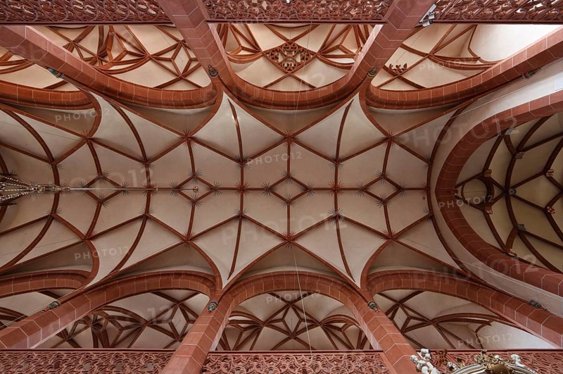 Rheingau Cathedral, view into the vault, St., Saint, Saint
