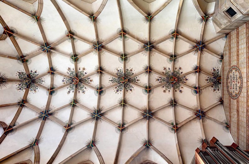 Bad Urach, Collegiate Church of St Amandus, St Amandus, vault in the choir