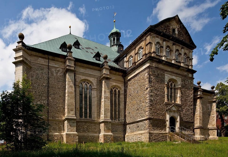 Clausthal-Zellerfeld OT Zellerfeld St Salvatoris Church 69688 Built 1675-83 Architect Erich Hans Ernst from Wolfenbüttel Exterior view from the south