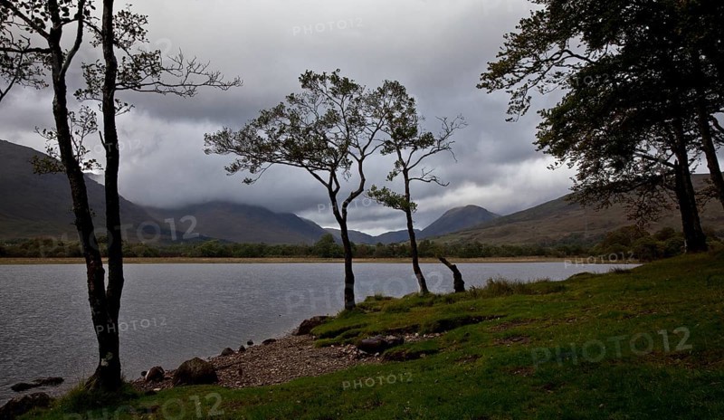 View north-east to the end of Loch Awe