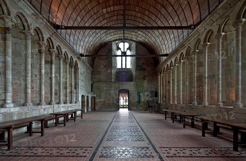 The WUNDERWERK, refectory in the east of the upper floor, built 1212-25, view to the west, St., Sankt, Saint