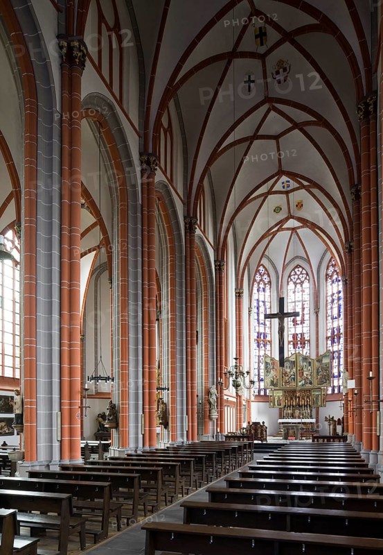 Nave, view to the east, St., Sankt, Saint