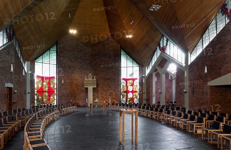 1960 to 1962 built by Karl Band and Werner Fritzen, St., Sankt, Saint
